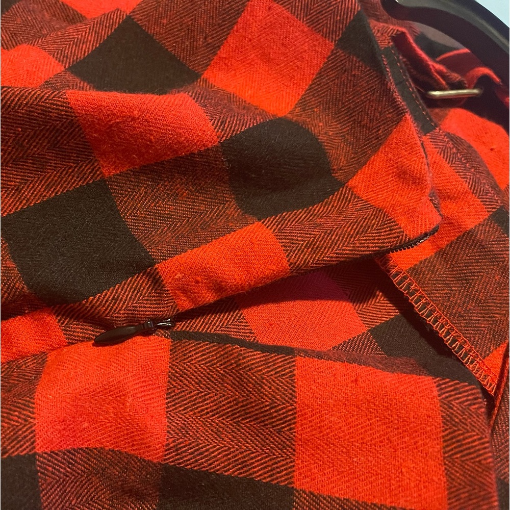 2 XL Shein Black & Red Plaid Hello Kitty Dress - Picture 2 of 16